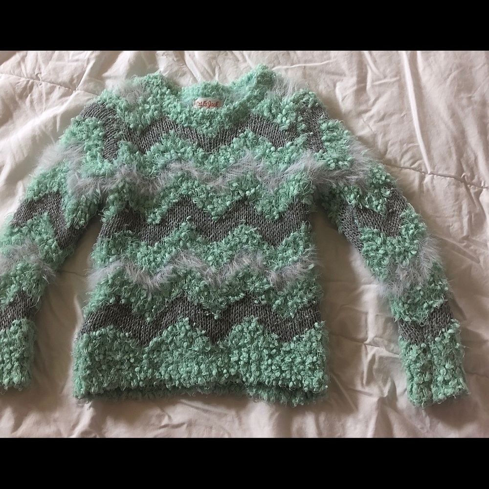 Knit sweater still soft and comfortable